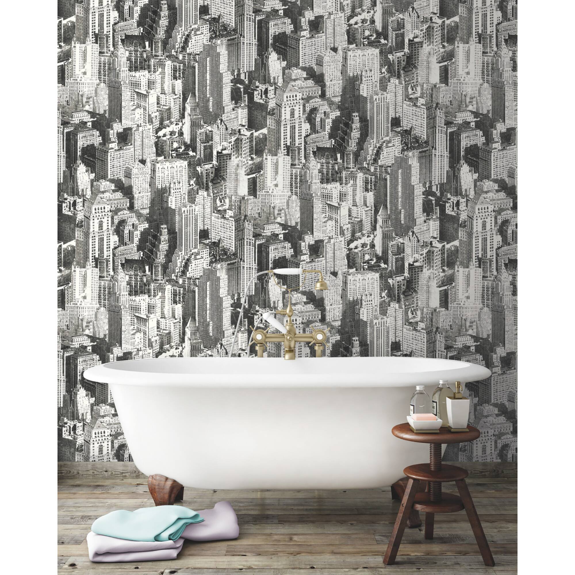 RoomMates Big Apple Peel & Stick Wallpaper